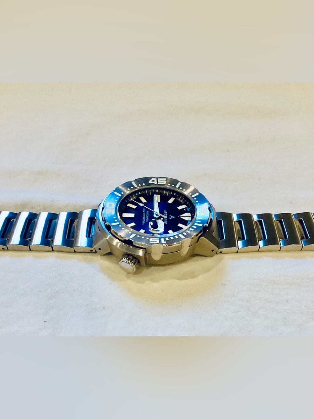 APEXRARE MONSTER 200m AUTOMATIC ¡LUMED BEZEL! SAPPHIRE | 41mm Diver Watch - Picture 12 of 16